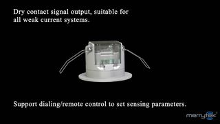 Smart Presence Motion Sensor เอาต์พุตหน้าสัมผัสแบบแห้ง