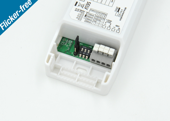25W Non Flickering 1-10V / PUSH Dimming LED Power Supply Energy Saving