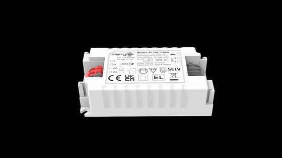 20W DALI2 DT6 500ma Constant Current LED Driver NFC Programmable With 5 Years Warranty Period